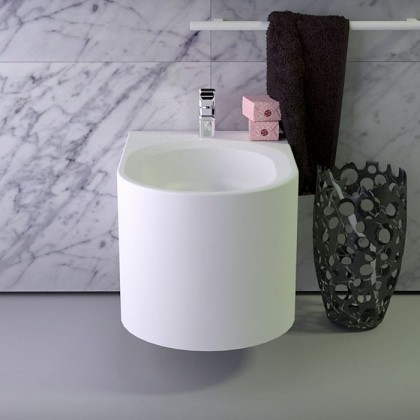 KNIEF Glow Биде подвесное 52x 9x34см, цвет: белый