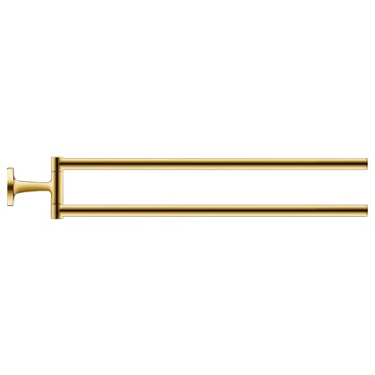 Duravit Starck T Полотенцедержатель двойной, 46.5см, подвесной, цвет: Gold Polished