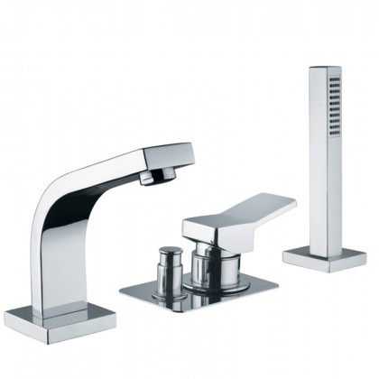 Смеситель для ванны Bongio Reef, цвет: хром