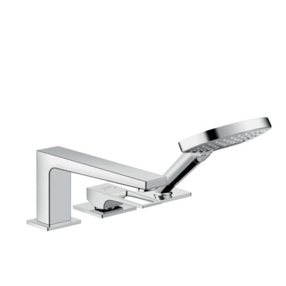 Hansgrohe Metropol Смеситель на борт ванны , на 3 отв., цвет: хром