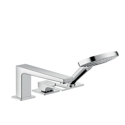 Hansgrohe Metropol Смеситель на борт ванны , на 3 отв., цвет: хром