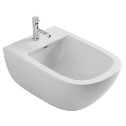 Globo Stockholm Биде подвесное 51х37см, с системой скрытого крепежа, с 1 отв под смеситель, цвет: белый