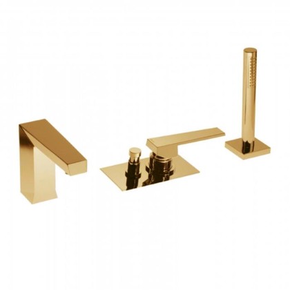 Смеситель для ванны Bongio Stelth, цвет: золото