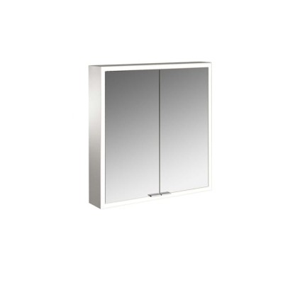 Emco Prime Зеркальный шкаф 60см., с подсветкой LED Facelift навесная модель, 2-дверки, IP 20 зеркальная задняя стенка