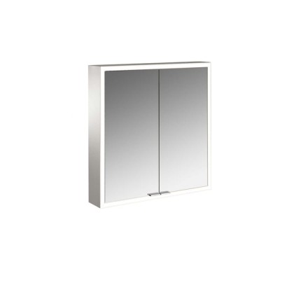 Emco Prime Зеркальный шкаф 60см., с подсветкой LED Facelift навесная модель, 2-дверки, IP 20 зеркальная задняя стенка