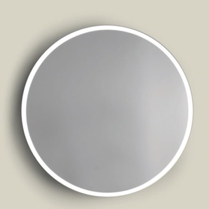 Bertocci Specchi Зеркало косметические, настенное D90см., с подсветкой, в раме, цвет: черный матовый