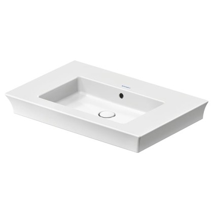 Duravit White Tulip Раковина накладная 75х49см, с переливом, без отв., цвет: белый