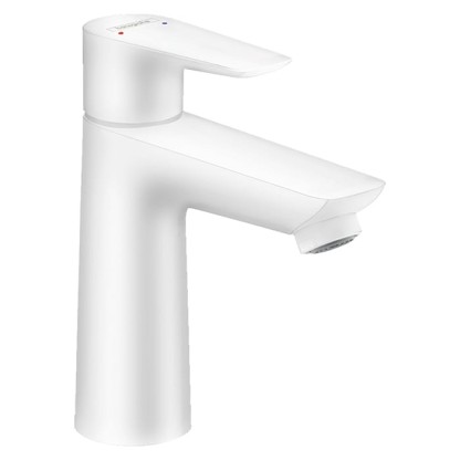 Hansgrohe Talis E Смеситель для раковины, на 1 отв., излив 11.2см, h10.4см, цвет: белый матовый