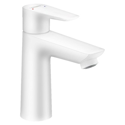 Hansgrohe Talis E Смеситель для раковины, на 1 отв., излив 11.2см, h10.4см, цвет: белый матовый
