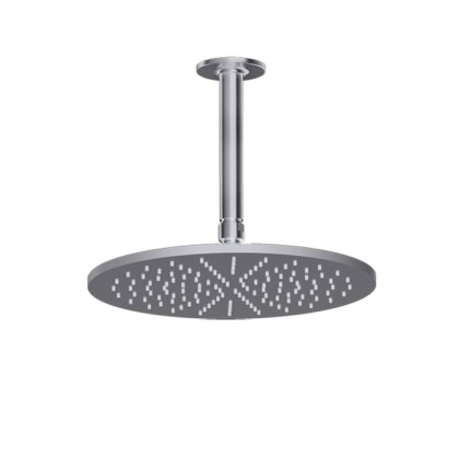 Gessi Inciso Потолочная душевая головка шарнирная на 1/2",?300мм, цвет: finox