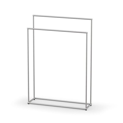 Decor Walther Mikado Полотенцедержатель 86см., напольный, двойной, цвет: сталь матовая