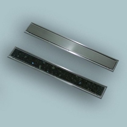 SANIT Дренажный канал с крышкой  под облицовку плиткой 850x70 мм для установки на дренажный канал