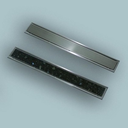 SANIT Дренажный канал с крышкой  под облицовку плиткой 850x70 мм для установки на дренажный канал