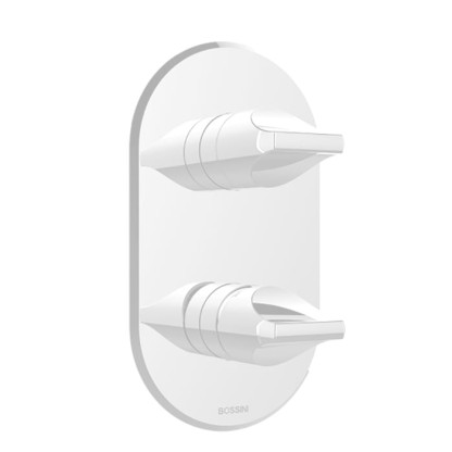 Bossini Apice Смеситель для душа, встраиваемый, однорычажный, с переключателем на 2-5 положений,  цвет: белый матовый