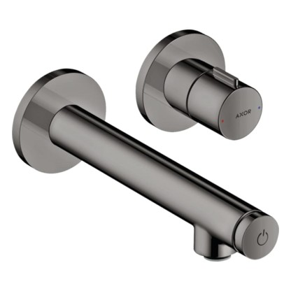 Axor Uno Select Смеситель для раковины, встраиваемый, излив: 15.8см., цвет: полированный черный хром