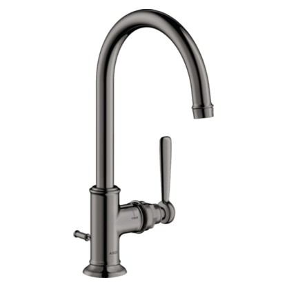 Axor Montreux Смеситель для раковины 210, на 1 отв., с донным клапаном, цвет: полированный черный хром