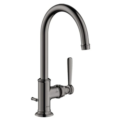 Axor Montreux Смеситель для раковины 210, на 1 отв., с донным клапаном, цвет: полированный черный хром