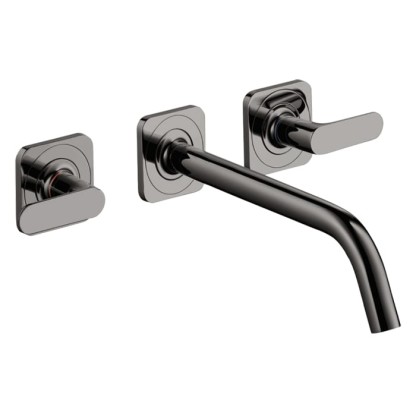 Axor Citterio M Смеситель для раковины, встраиваемый, излив: 22.6см., ручка: рычаг, цвет: полированный черный хром