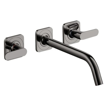 Axor Citterio M Смеситель для раковины, встраиваемый, излив: 22.6см., ручка: рычаг, цвет: полированный черный хром