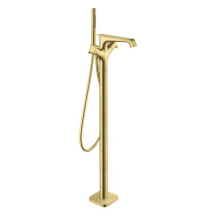 Axor Citterio E Смеситель для ванны, напольный, термостатический, с ручным душем, цвет: шлифованная медь