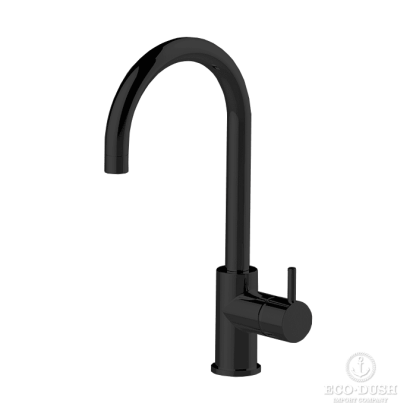 Cisal Less New Смеситель для раковины, на 1 отв., цвет: черный матовый