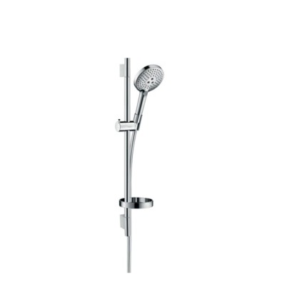 Hansgrohe Raindance Select S Душевой набор: штанга 65см., ручной душ 120, 3jet (Rain, RainAir, WhirlAir), EcoSmart, мыльница, шланг, цвет: хром