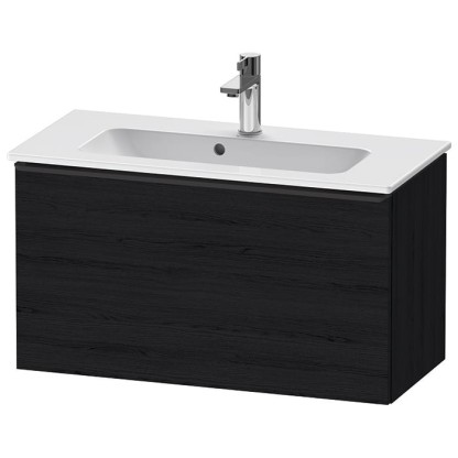 Duravit D-Neo Тумбочка подвесная Compact 81x37.2x44см., раковина, 1 ящик, цвет: Black Oak