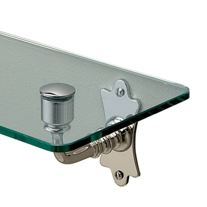 Devon&Devon Mayfair Полочка стеклянная, подвесной, цвет: никель блестящий