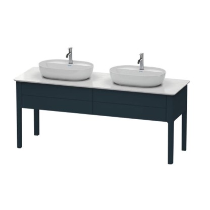 Duravit Luv База напольная для двух раковин 178.8x57х74.3см.,  с 2 выдв. ящиками, цвет: темно-синий шелковисто-матовый