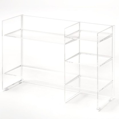 Laufen Kartell Стеллаж, 75х26х53см, пластик, напольный, цвет: прозрачный кристал