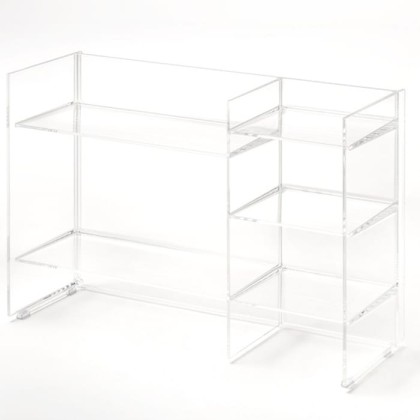 Laufen Kartell Стеллаж, 75х26х53см, пластик, напольный, цвет: прозрачный кристал