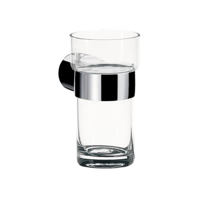 EMCO Fino Стакан подвесной, прозрачное стекло, цвет: хром