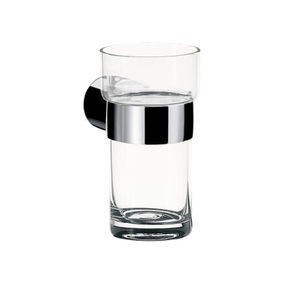 EMCO Fino Стакан подвесной, прозрачное стекло, цвет: хром