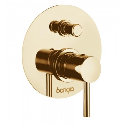 Встраиваемый смеситель для душа Bongio T Mix, цвет: золото