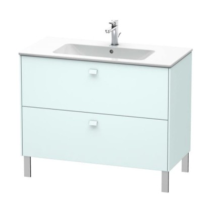 Duravit  Brioso Тумба напольная 120х47.9х68.3см, с раковиной, с 2 выдвижными ящиками, цвет: светло-голубой матовый