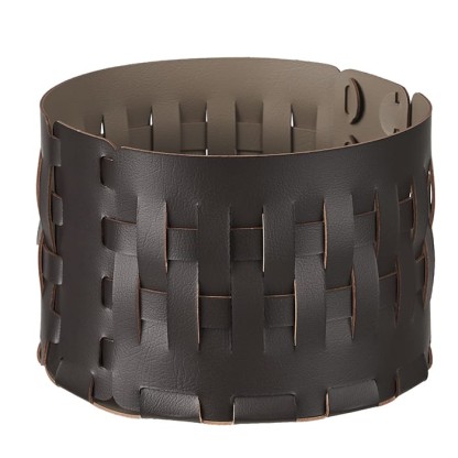 ADJ Корзина Bottega, D20xH12 см., цвет: шоколад/капучино