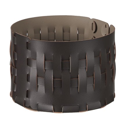 ADJ Корзина Bottega, D20xH12 см., цвет: шоколад/капучино