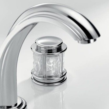 THG Ange Смеситель для раковины, 3 отв., цвет: хром