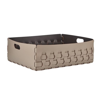 ADJ Корзинка Dubai, 60x50xH20 см., цвет: капучино/шоколад