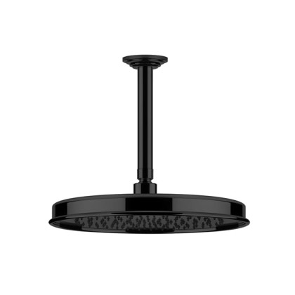 Gessi Venti20 Верхний душ ?300 мм., с потолочным держателем 293 мм., цвет: черный матовый