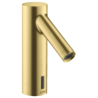 Axor Starck Cмеситель для раковины, на 1 отв., электроный, питание от батареек, без регулировки температуры, цвет: шлифованная медь