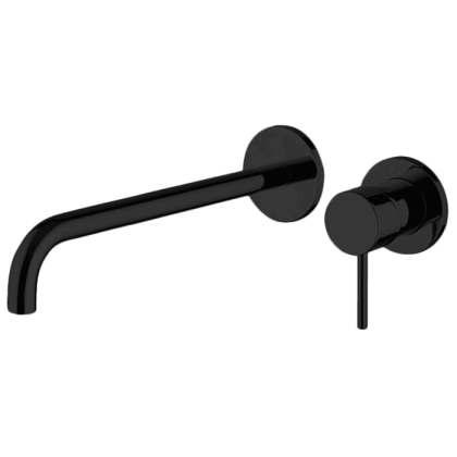 Fima Carlo Frattini Spillo Up Смеситель для раковины, встраиваемый, излив: 25см., цвет: черный матовый