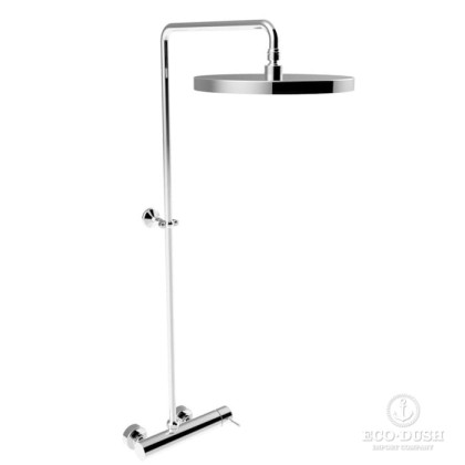 Stella Lucilla Душевой комплект 3283/301-300: смеситель, штанга+верхний душ 300мм, цвет: хром