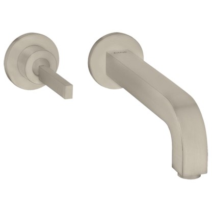 Axor Citterio Смеситель для раковины 160, встраиваемый, излив: 16см., цвет: шлифованный никель