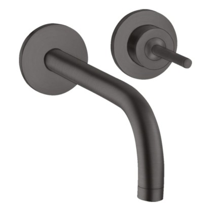 Axor Uno? Смеситель для раковины, встраиваемый, изилив: 22.5см., цвет: шлифованный черный хром