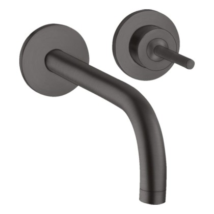 Axor Uno? Смеситель для раковины, встраиваемый, изилив: 22.5см., цвет: шлифованный черный хром
