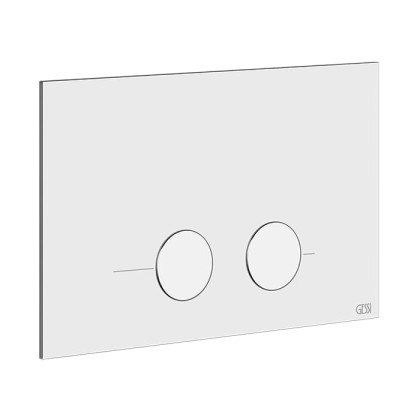 Gessi Клавиша смыва для унитаза, двойная, для систем инсталляций Geberit Sigma8 и Sigma12, цвет: хром