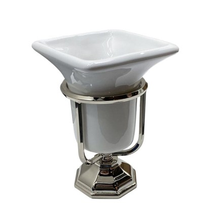 Sbordoni Deco Стакан настольный, цвет: никель