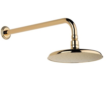 THG Panthere Cristal clair Верхний душ ?200 мм., цвет: полированное золото