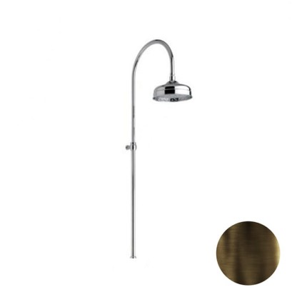 Nicolazzi Doccia Душевая стойка с верхним душем ? 30см, цвет: тёмная бронза